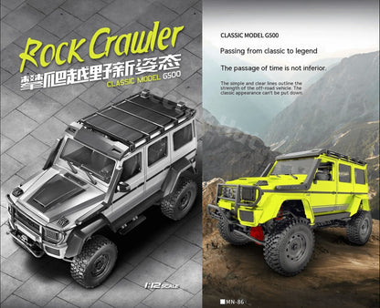 MN86 RC Rock Crawler 1:12 Scale Premium Design Upgradable