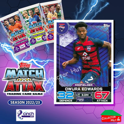 TOPPS MATCH ATTAX SPFL 2022/23 #163-264 Choose Your Card