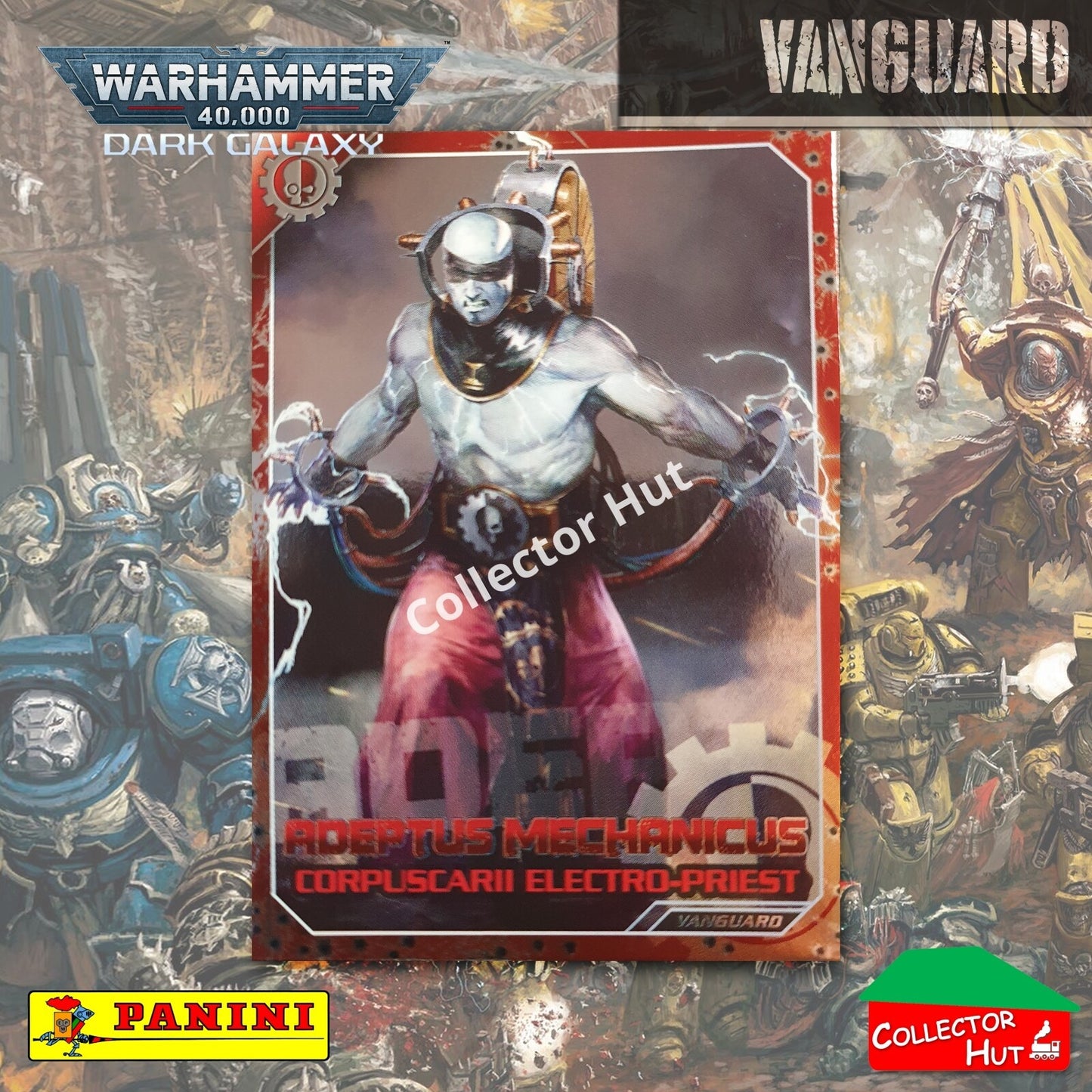 PANINI Warhammer 40,000 Dark Galaxy Parallel Trading Card Crusade Vanguard Purge