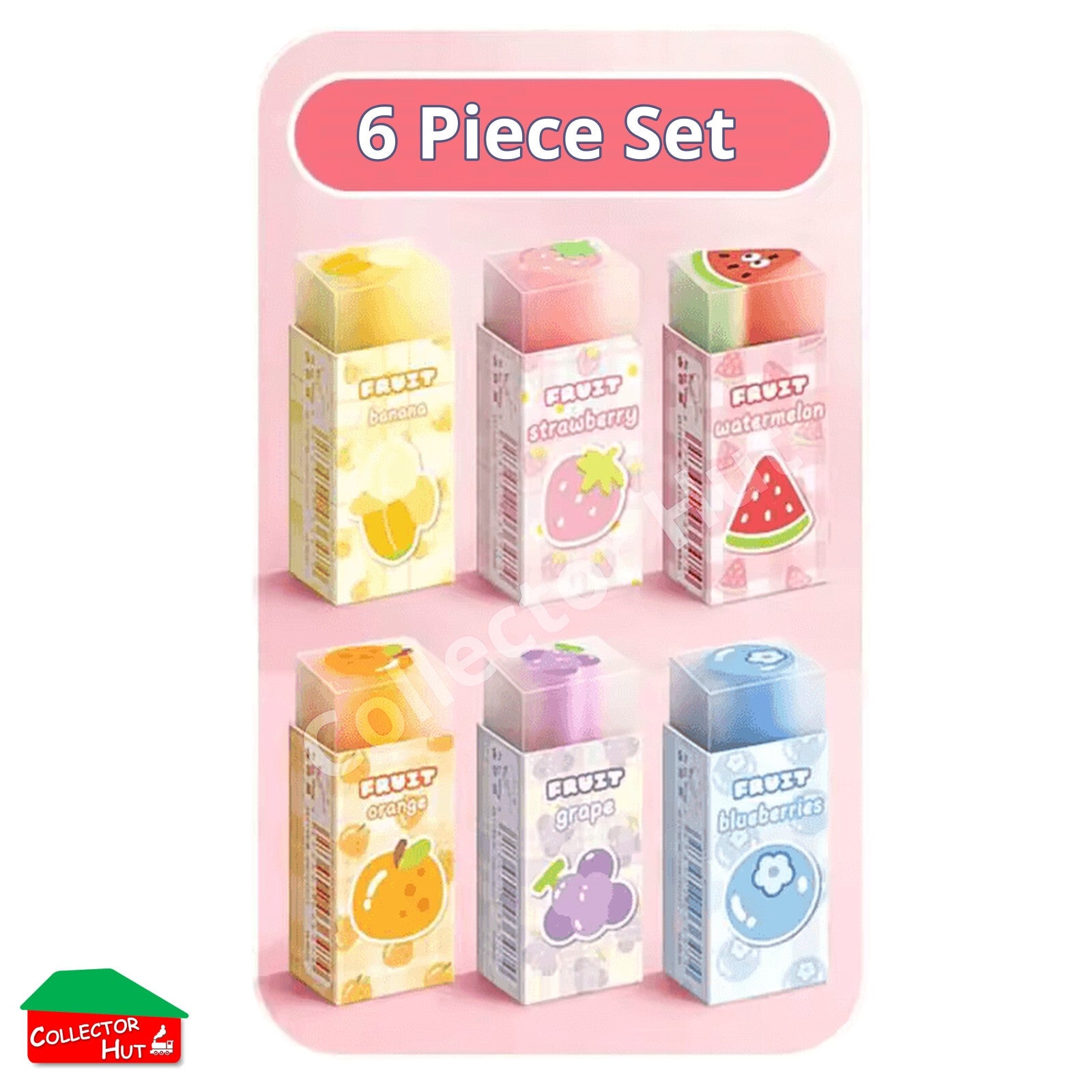 Novelty Sandwich Erasers 3pcs 5pcs 6pcs School Gift Party Bag Stocking Fillers