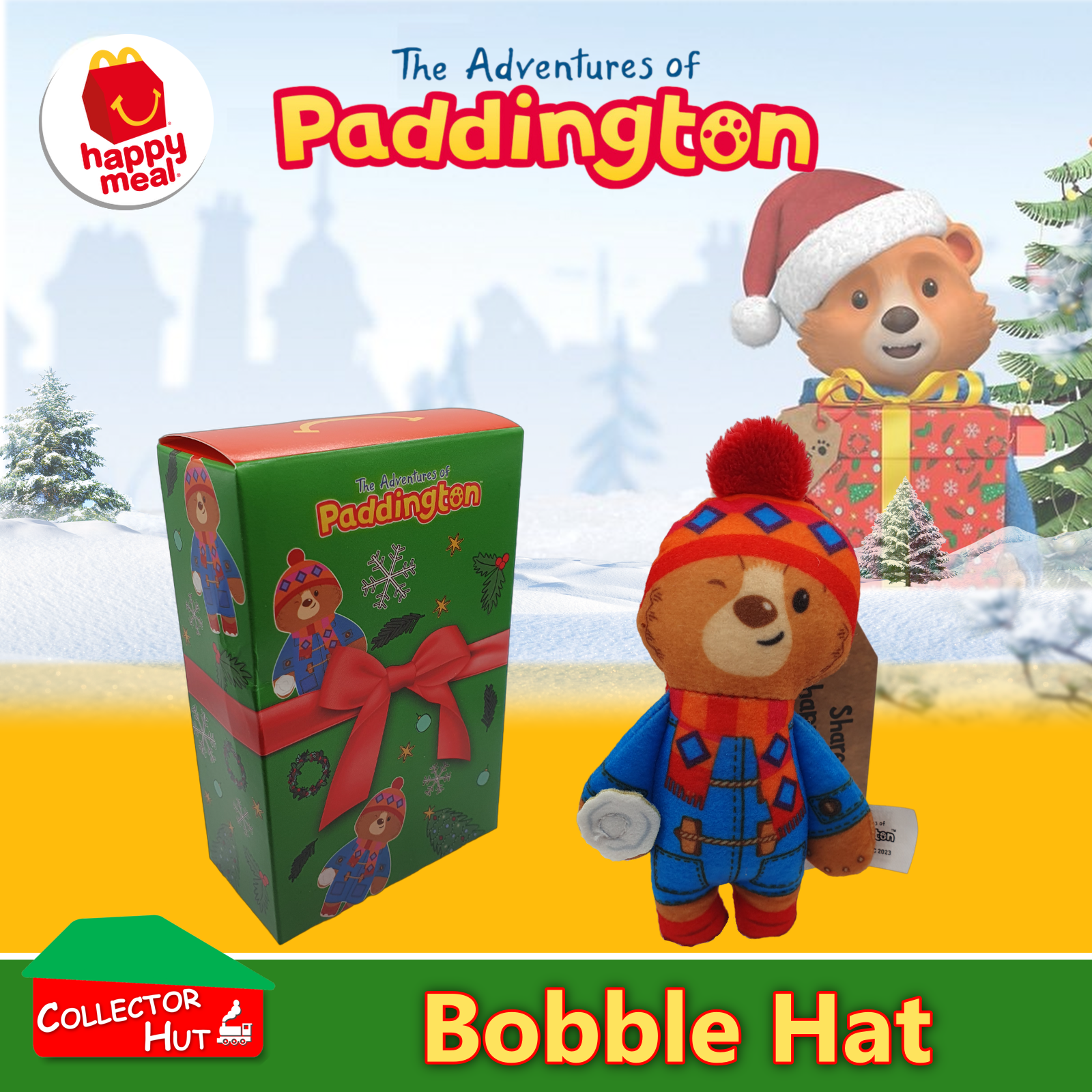 McDonald's Happy Meal The Adventures of Paddington 2023 Christmas Plush Toys