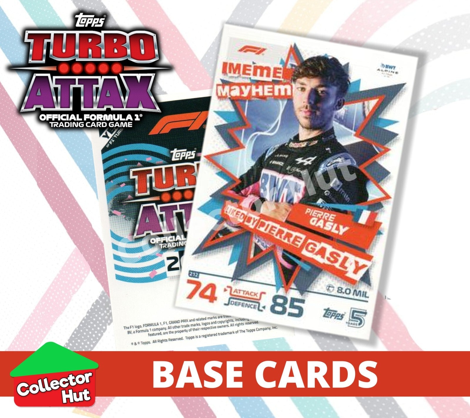 Topps Turbo Attax Formula 1 F1 2024 #167-312 Base Cards YOU CHOOSE