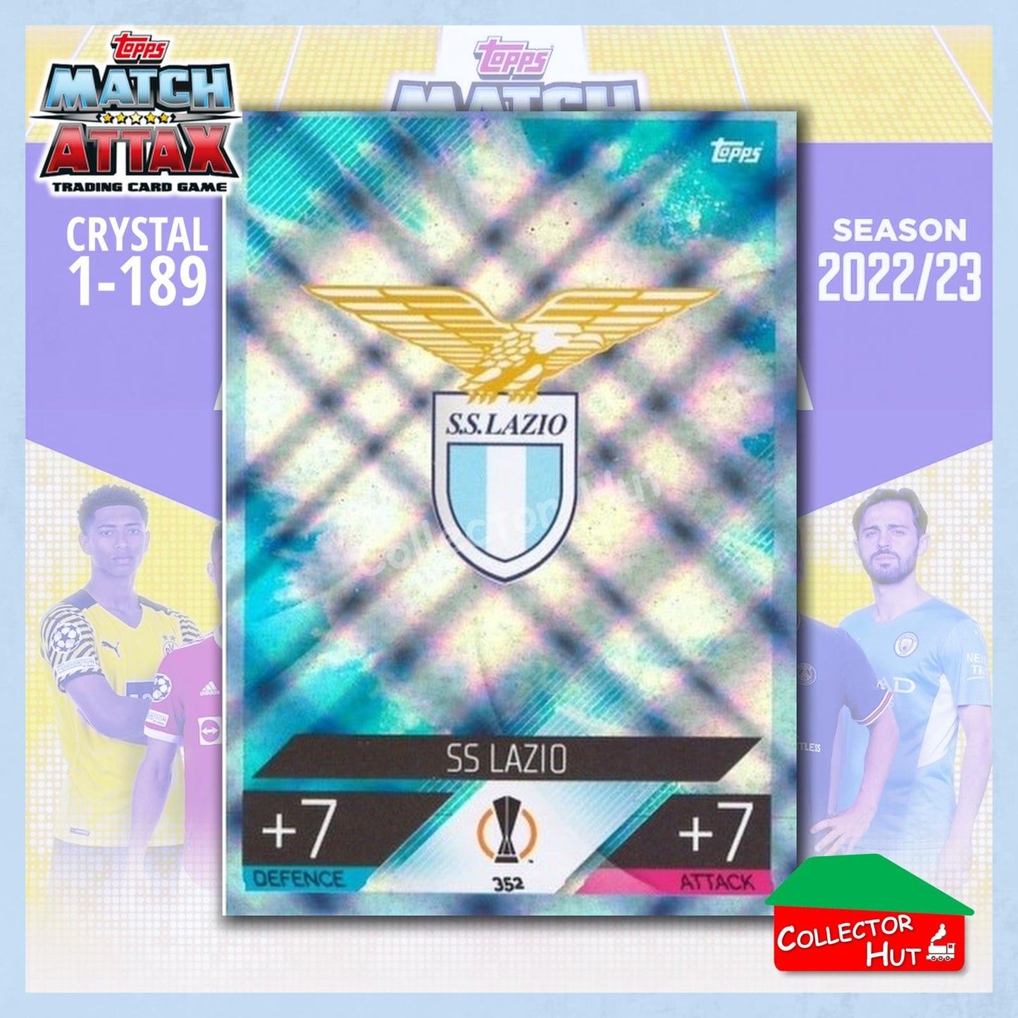 Topps Match Attax Europa Champions League 2022/23 Crystal Parallel Cards 190-387