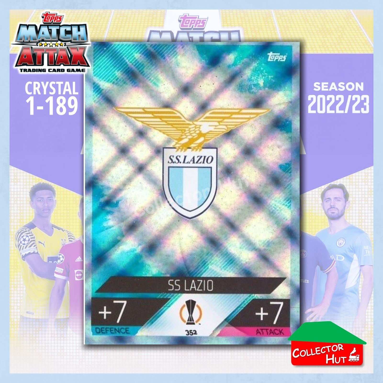 Topps Match Attax Europa Champions League 2022/23 Crystal Parallel Cards 190-387
