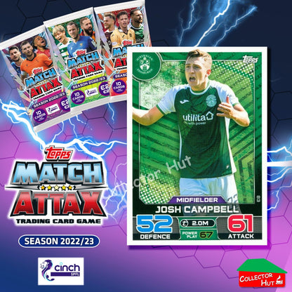 TOPPS MATCH ATTAX SPFL 2022/23 #1-162 Choose Your Card