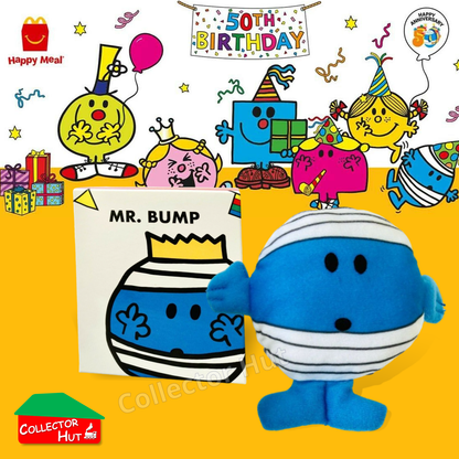 McDonalds Happy Meal Mr Men Little Miss 2024 & 2021 50th Anniversary Plush Toys