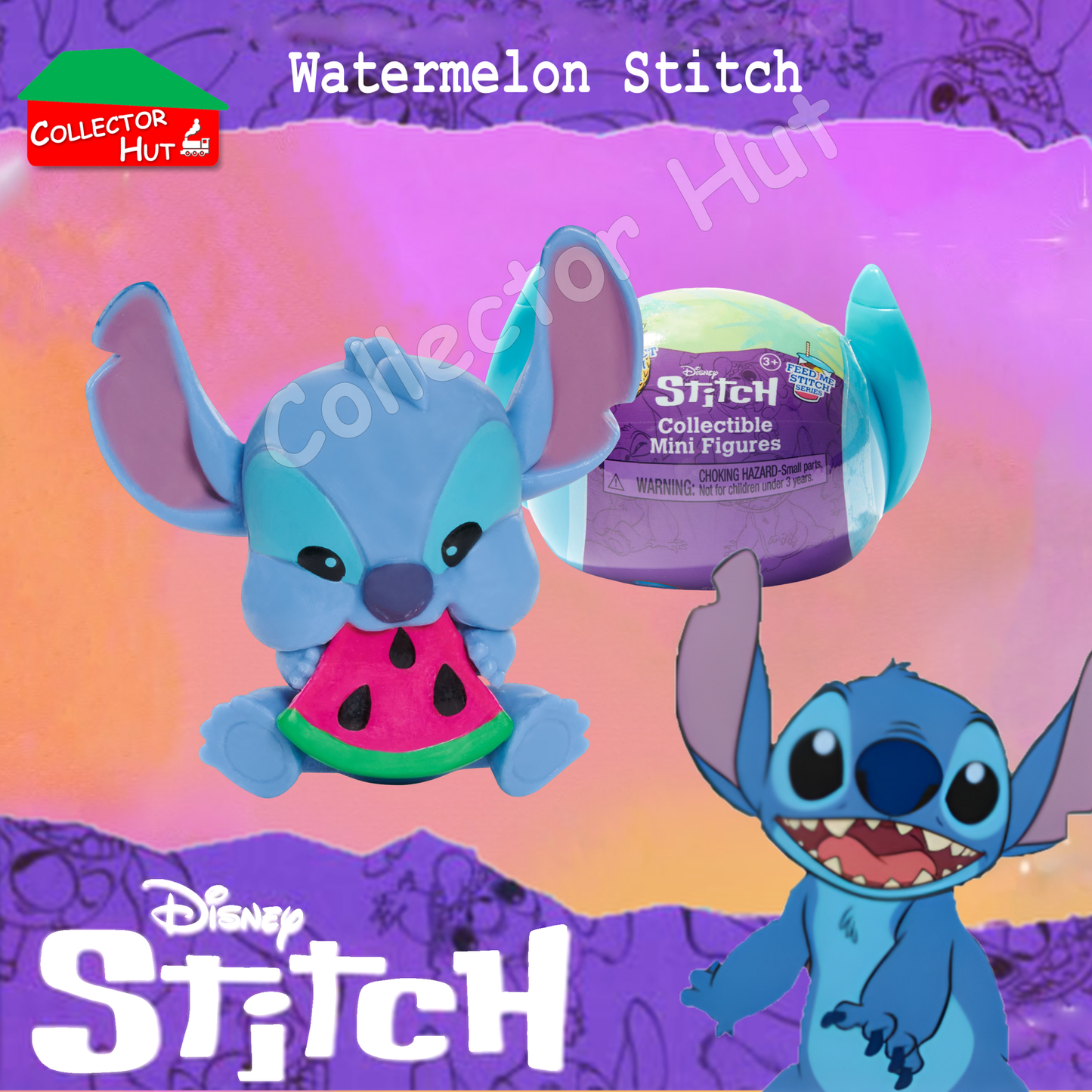 Disney Stitch Feed Me Blind Mini Figures Series 1 (Identified) New & Sealed