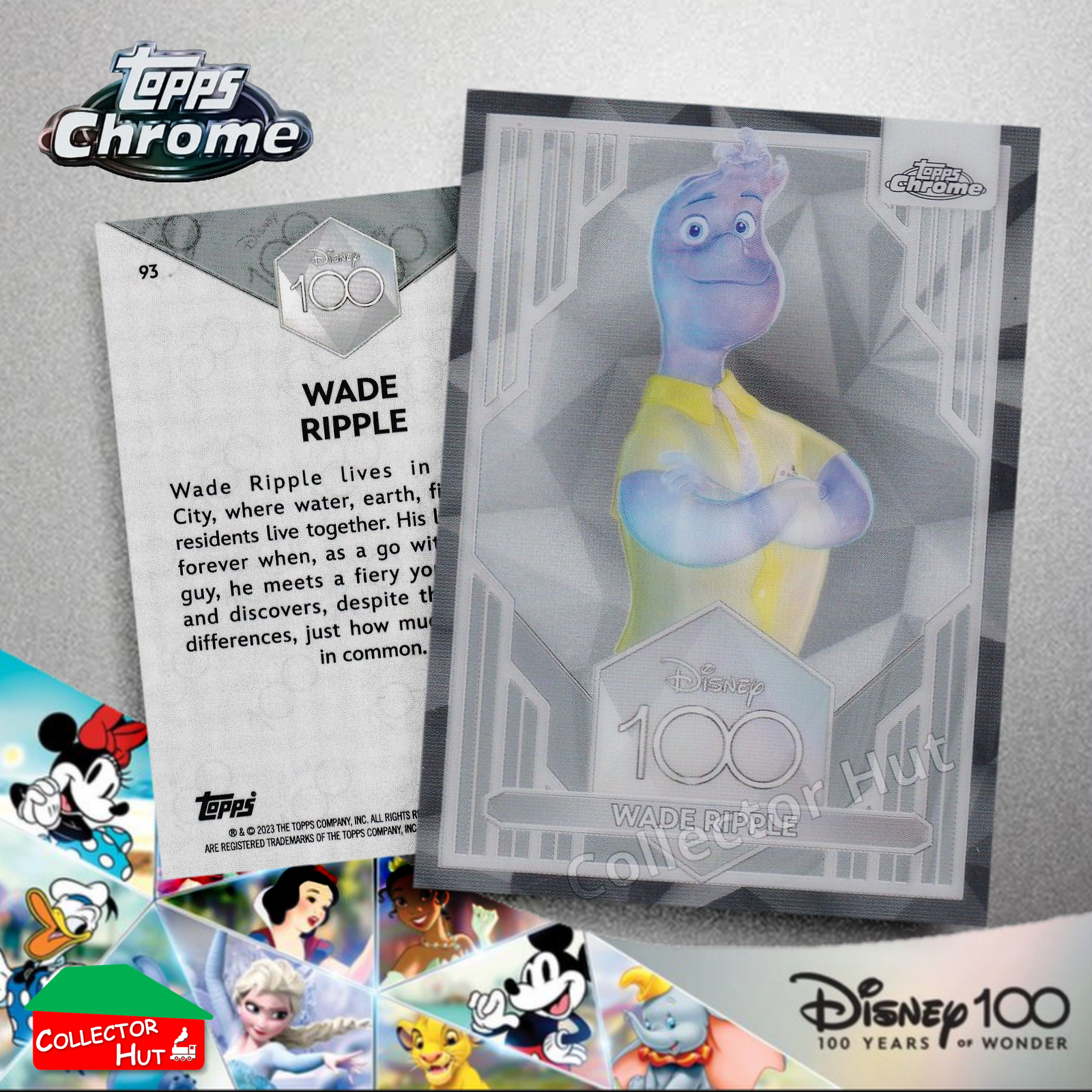 Disney 100 Topps Chrome 2023 Base Cards 1-100 Pick Singles to Complete Your Set
