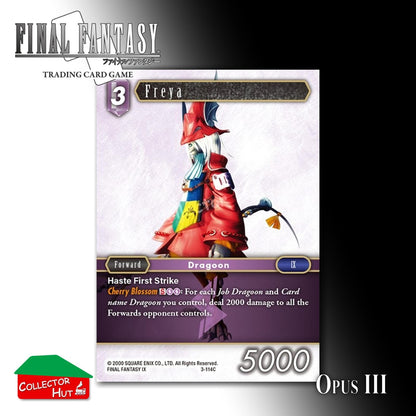 Final Fantasy Trading Card Game OPUS III 3 Singles You Choose