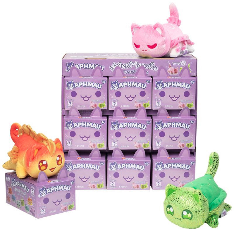 Aphmau MeeMeows Mystery 6" Plush Litter 5 Under the Sea IDENTIFIED You Choose