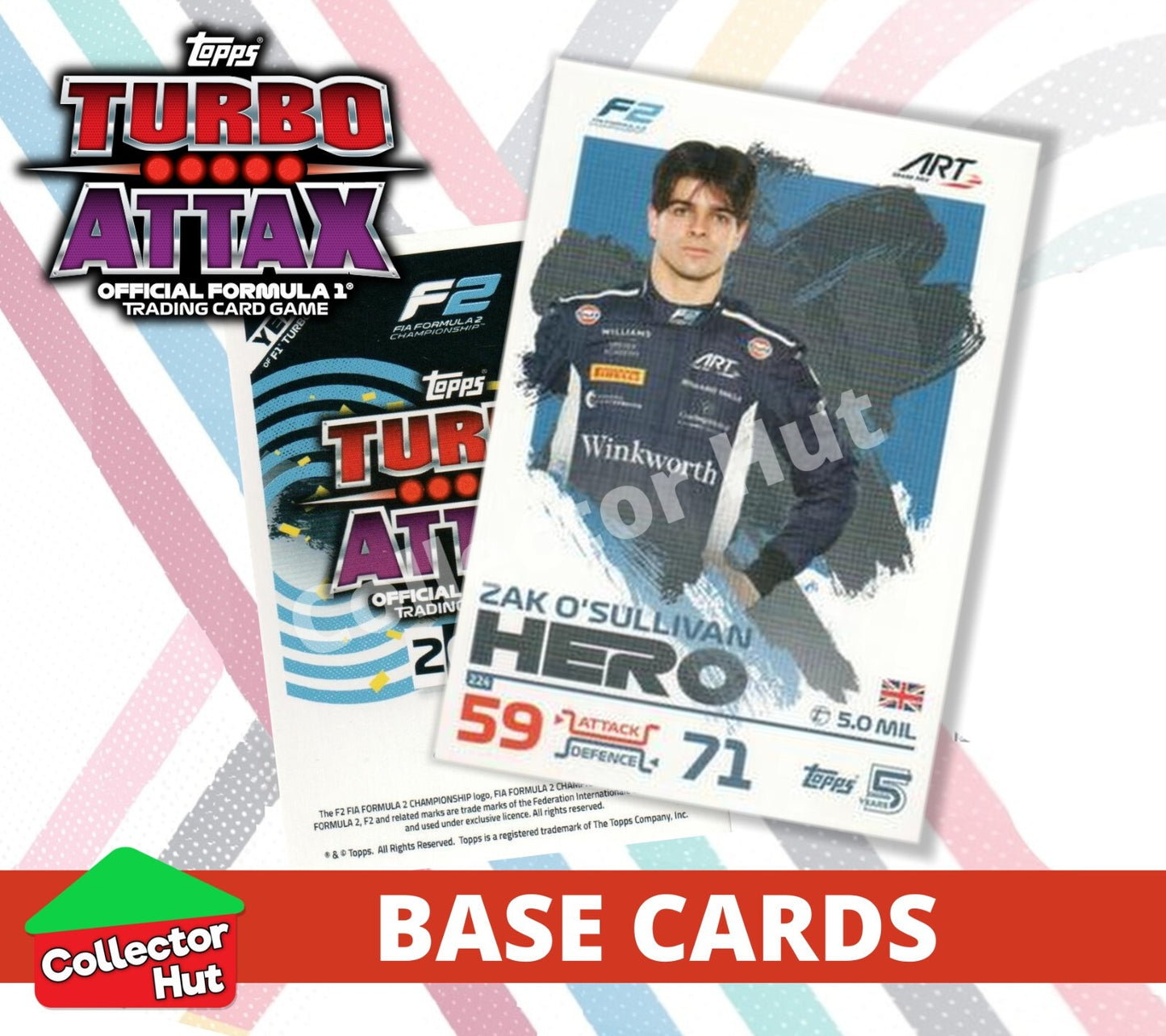 Topps Turbo Attax Formula 1 F1 2024 #167-312 Base Cards YOU CHOOSE