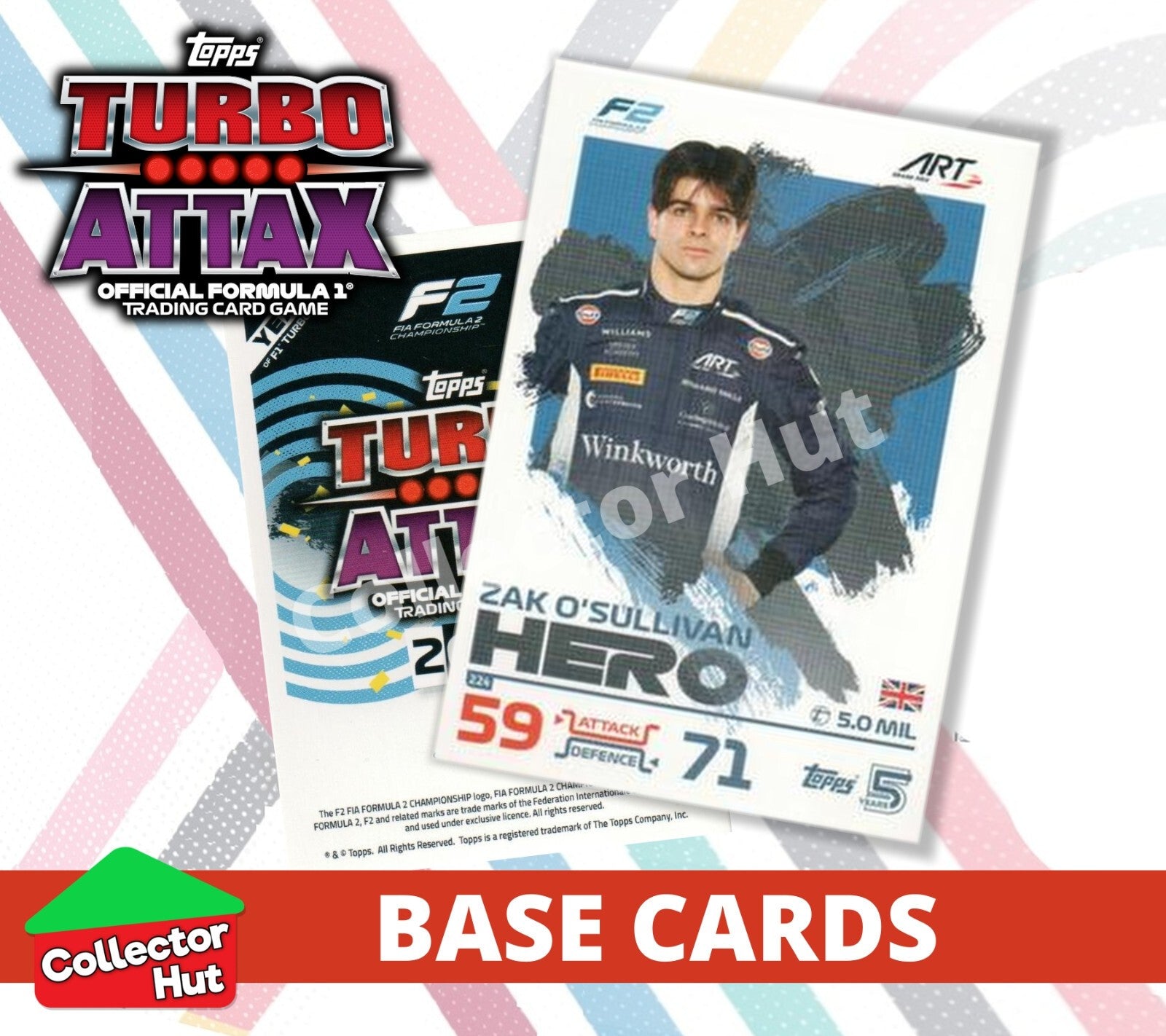Topps Turbo Attax Formula 1 F1 2024 #167-312 Base Cards YOU CHOOSE