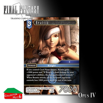 Final Fantasy Trading Card Game OPUS IV 4 FOIL CARDS You Choose