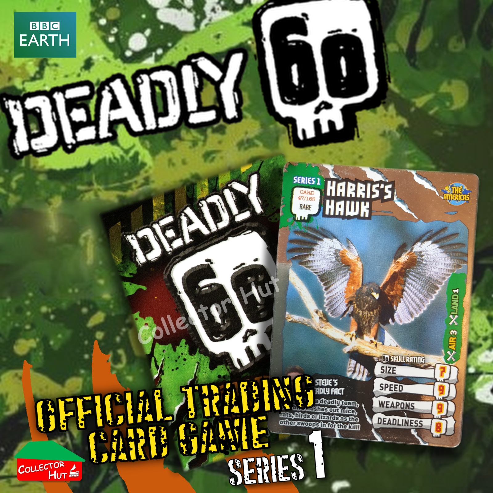 CBBC Deadly 60 Season 1, 2 & Wild FOIL RARE LIMITED Trading Cards