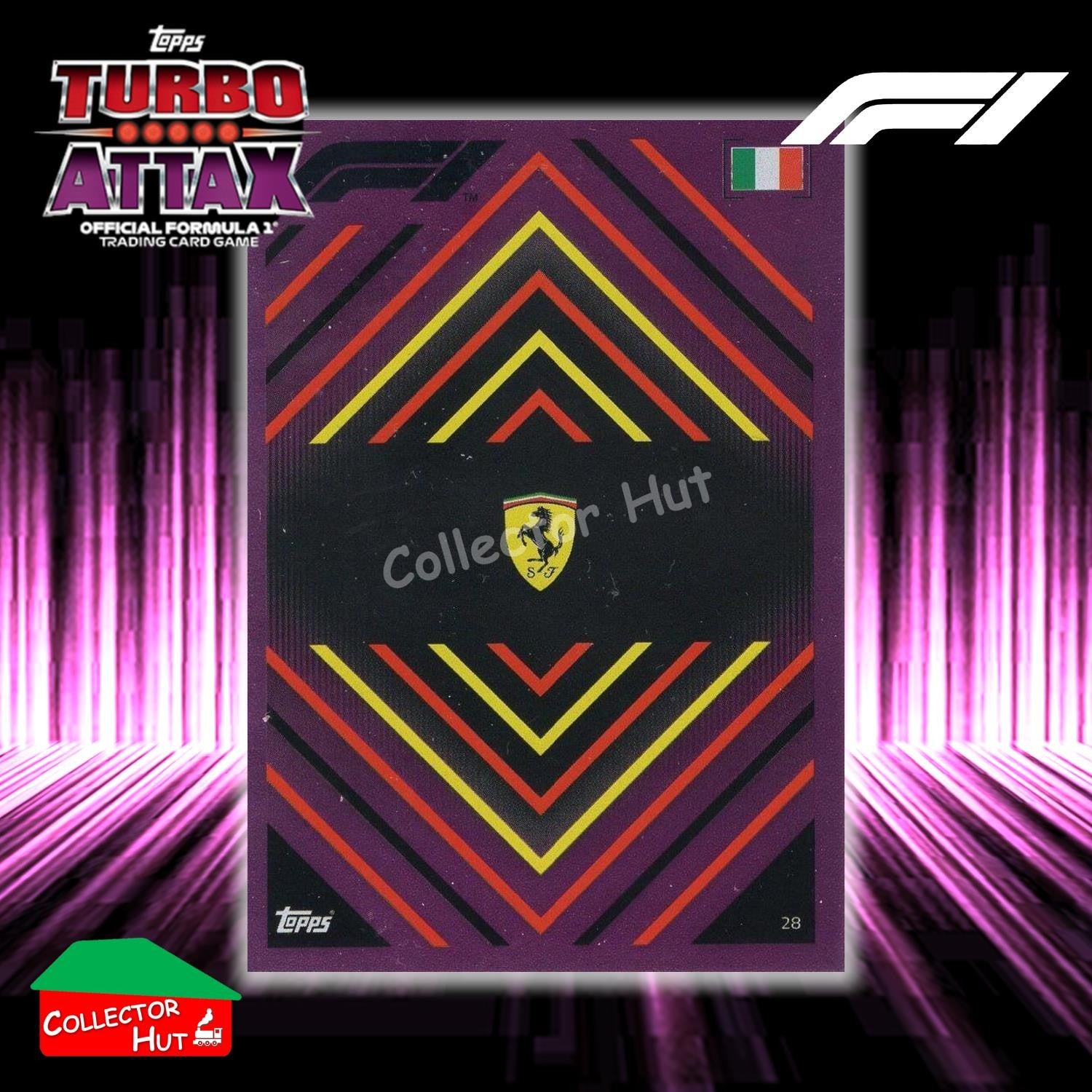 Topps Turbo Attax Formula 1 F1 2022 PINK GREEN RED Parallel Cards