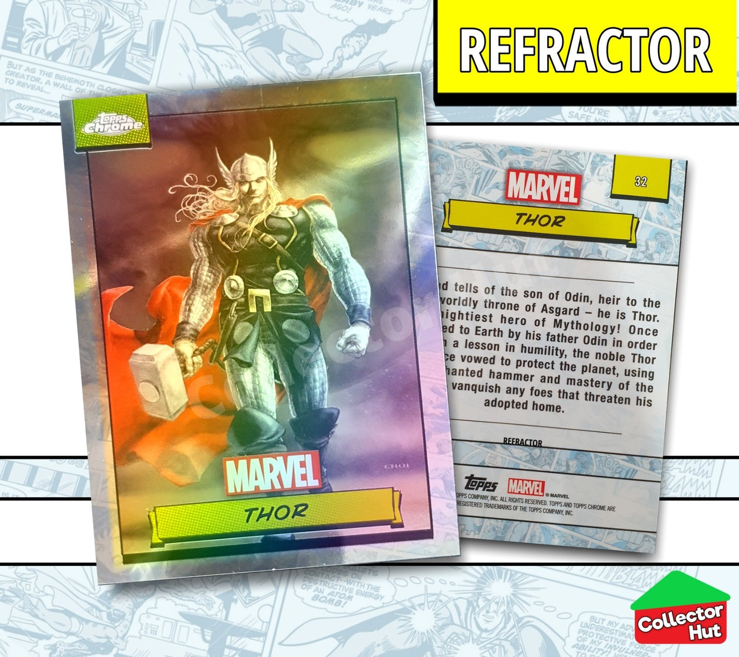 Marvel Topps Chrome 2024 REFRACTOR Card Collection YOU CHOOSE