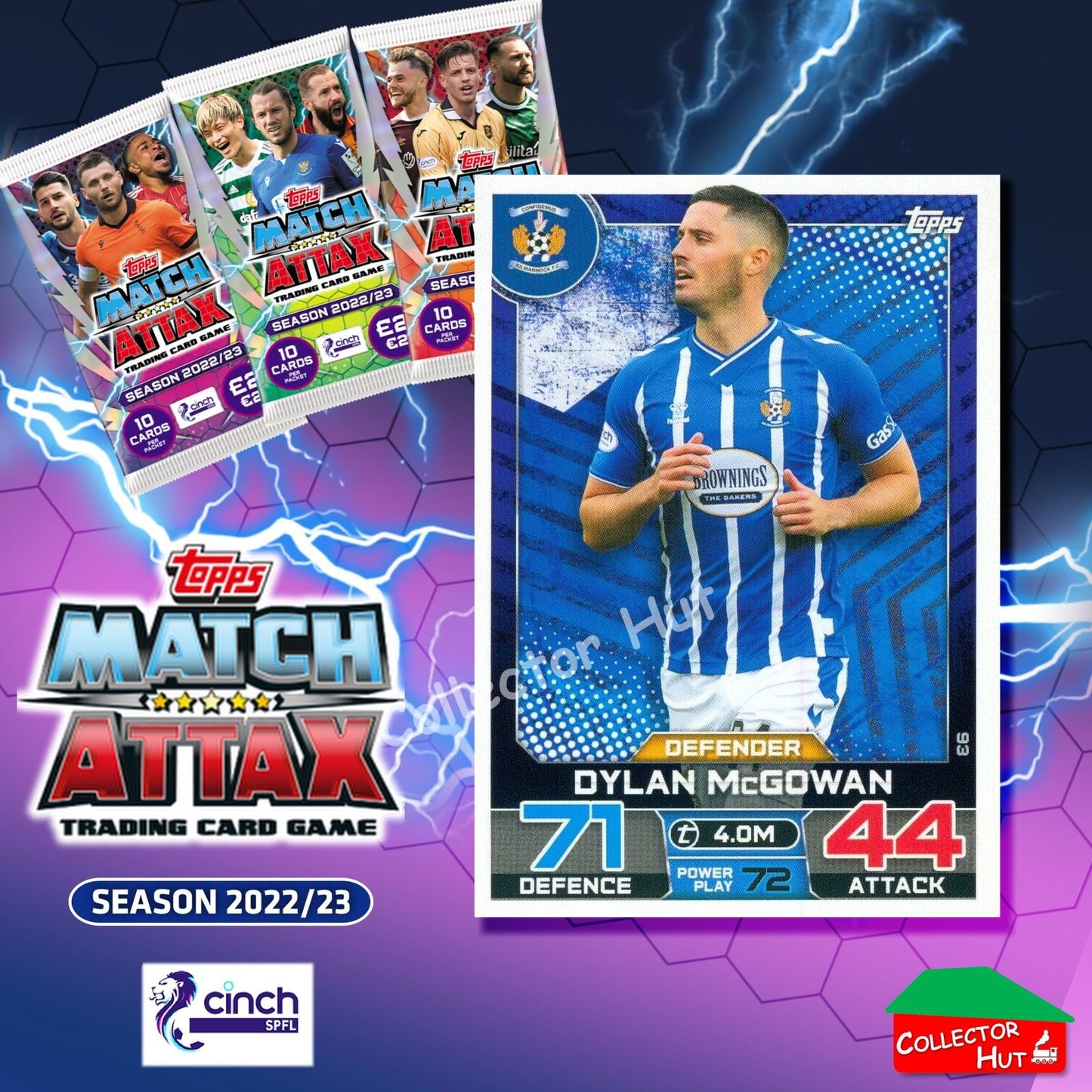 TOPPS MATCH ATTAX SPFL 2022/23 #1-162 Choose Your Card