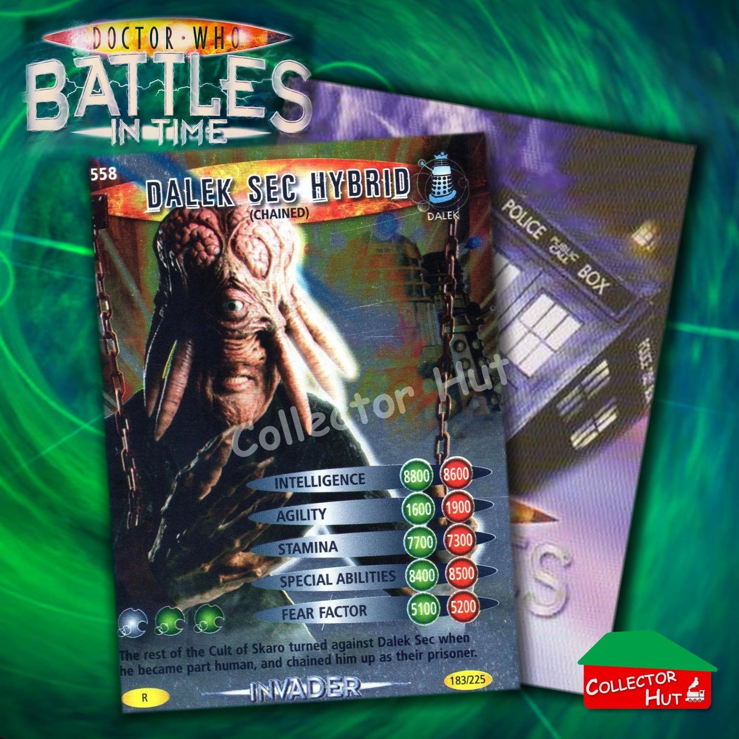 DOCTOR WHO Battles in Time #376-600 INVADER RARE & COMMON CARDS YOU CHOOSE
