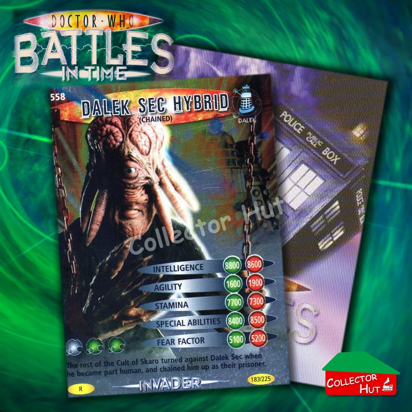 DOCTOR WHO Battles in Time #376-600 INVADER RARE & COMMON CARDS YOU CHOOSE