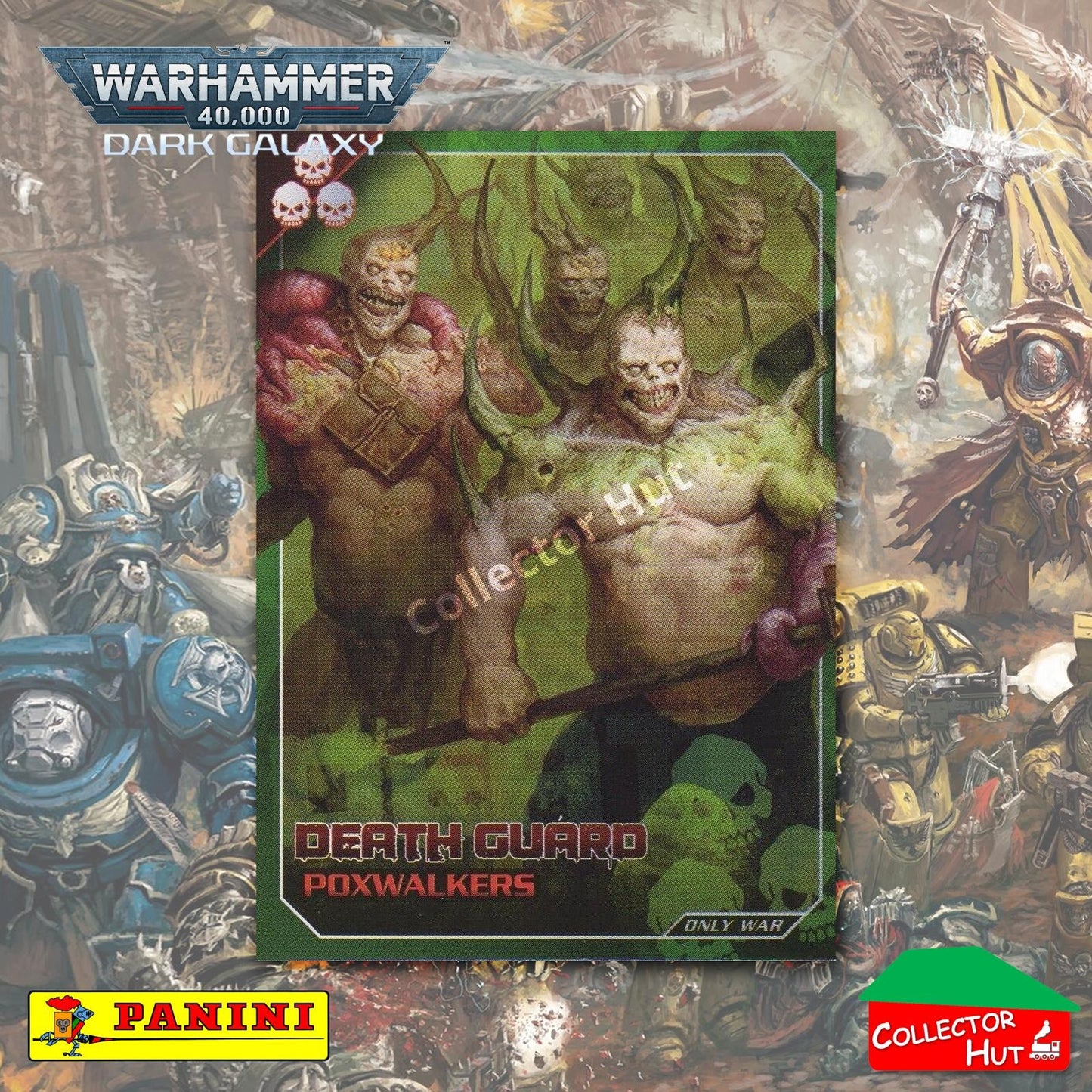 PANINI Warhammer 40,000 Dark Galaxy Only War Base Trading Cards #1-225