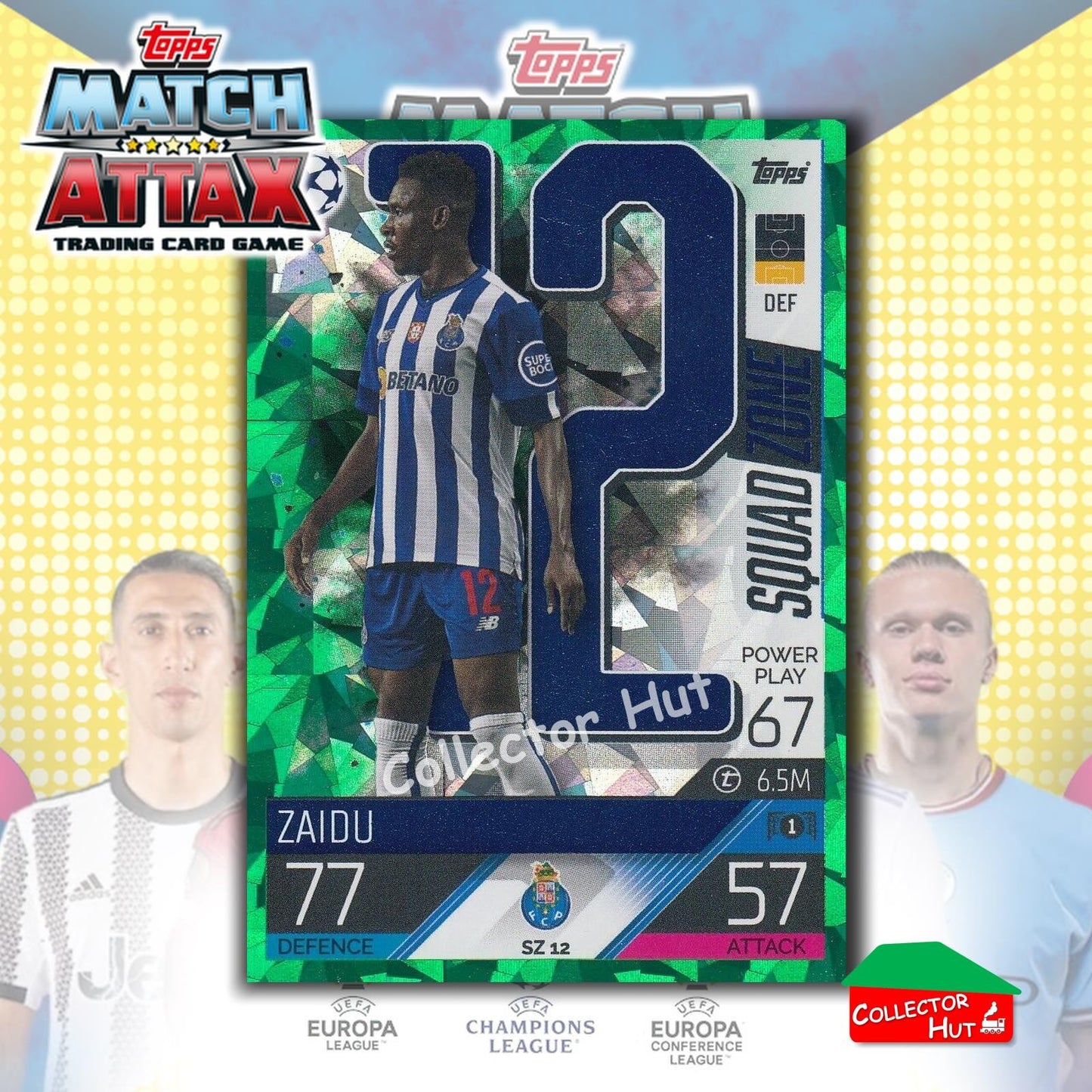 Topps Match Attax Extra 2022/23 Parallel CRYSTAL & EMERALD Cards YOU CHOOSE