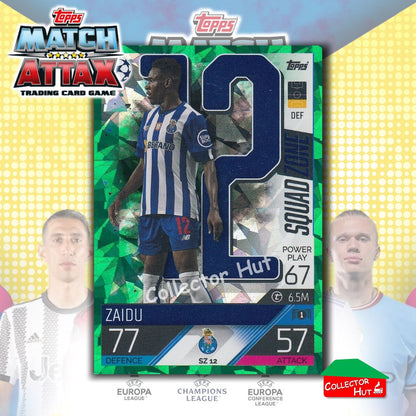 Topps Match Attax Extra 2022/23 Parallel CRYSTAL & EMERALD Cards YOU CHOOSE
