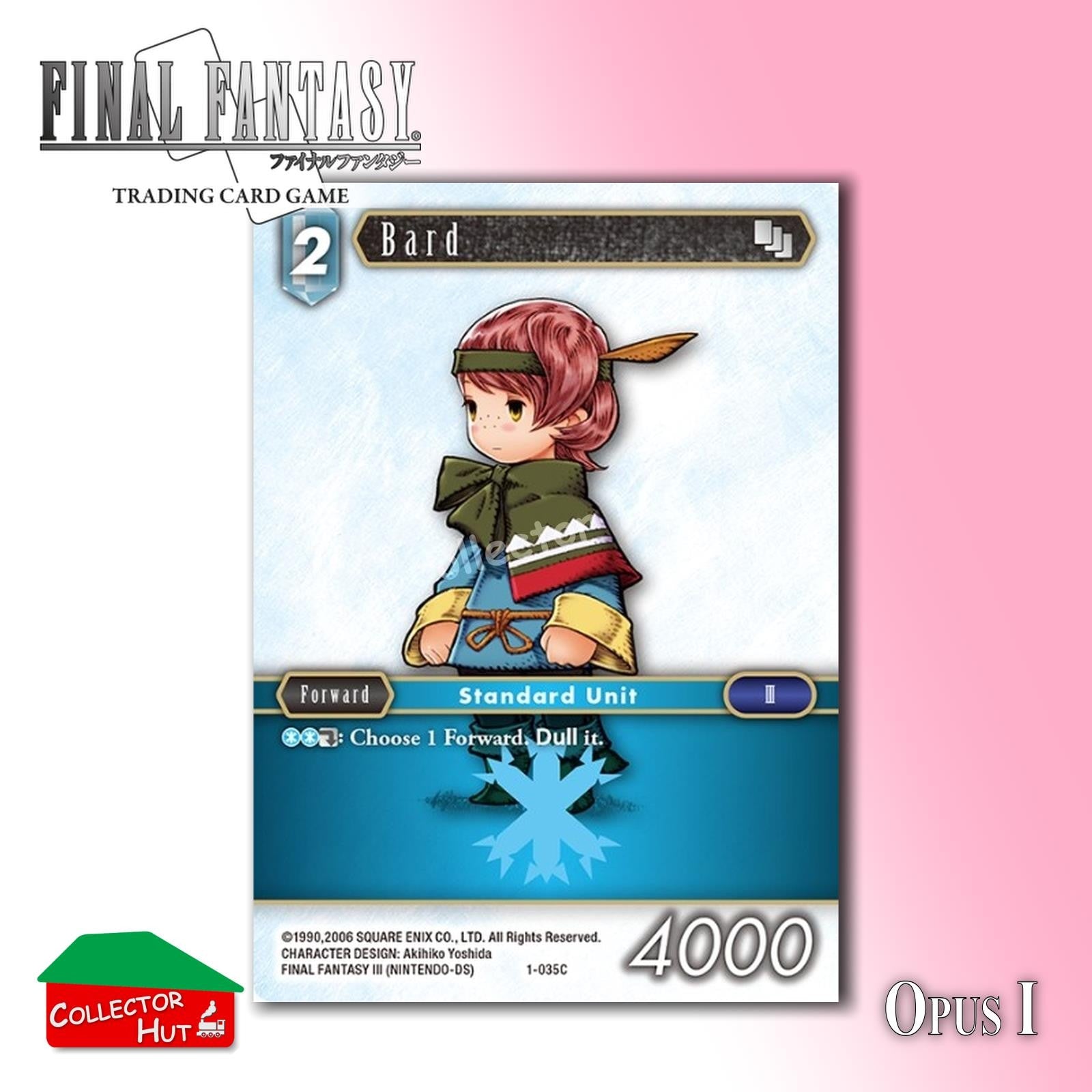 Final Fantasy Trading Card Game OPUS I Singles You Choose