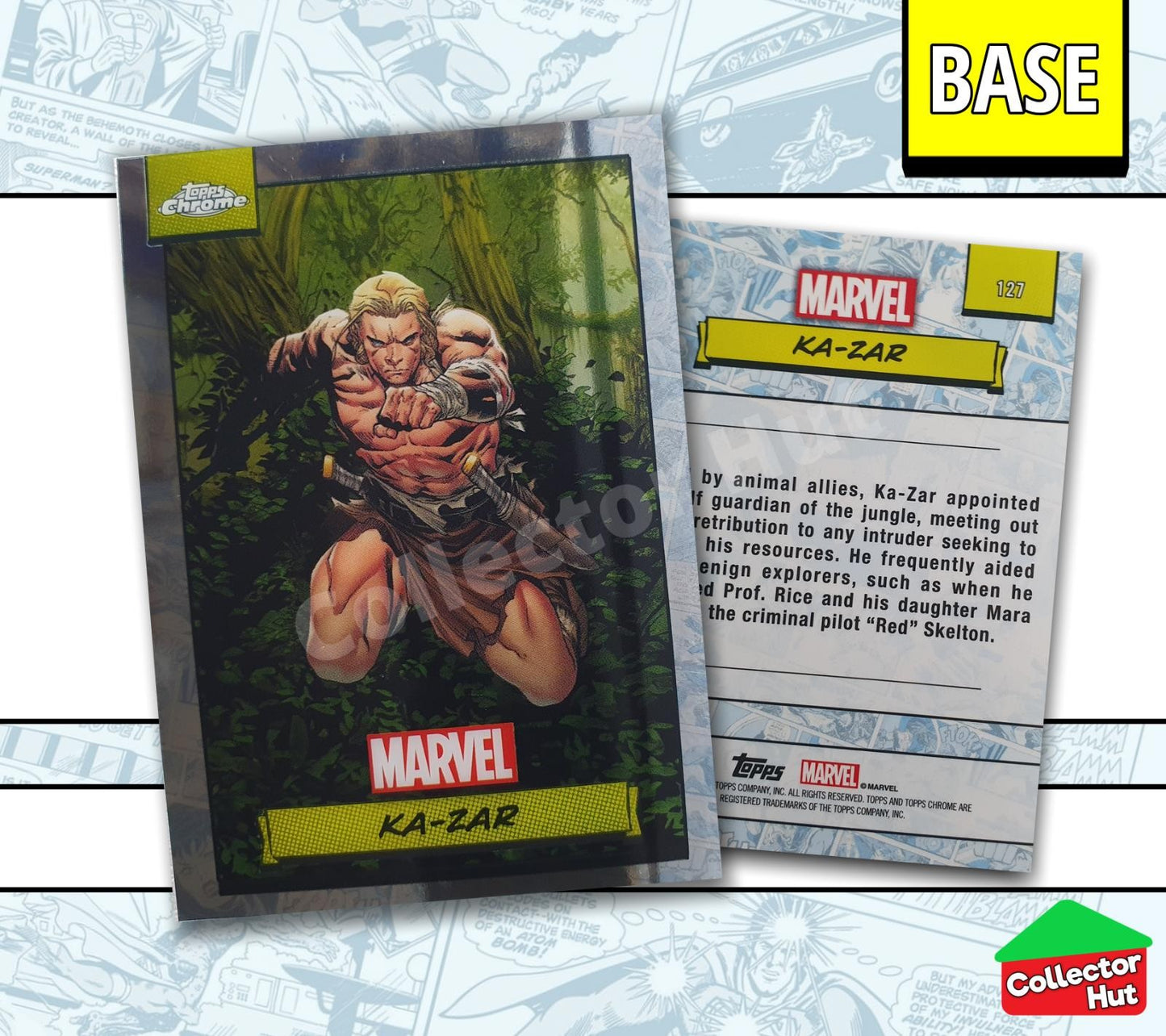 Marvel Topps Chrome 2024 Base Card Collection 1-150 YOU CHOOSE
