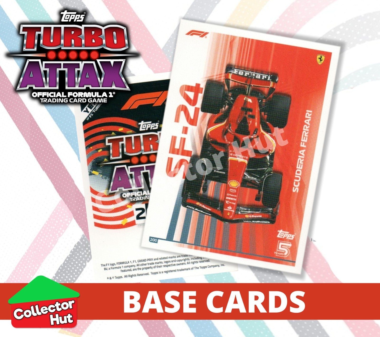 Topps Turbo Attax Formula 1 F1 2024 #167-312 Base Cards YOU CHOOSE