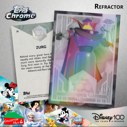 Disney 100 Topps Chrome 2023 REFRACTOR Cards 1-100 Pick Singles