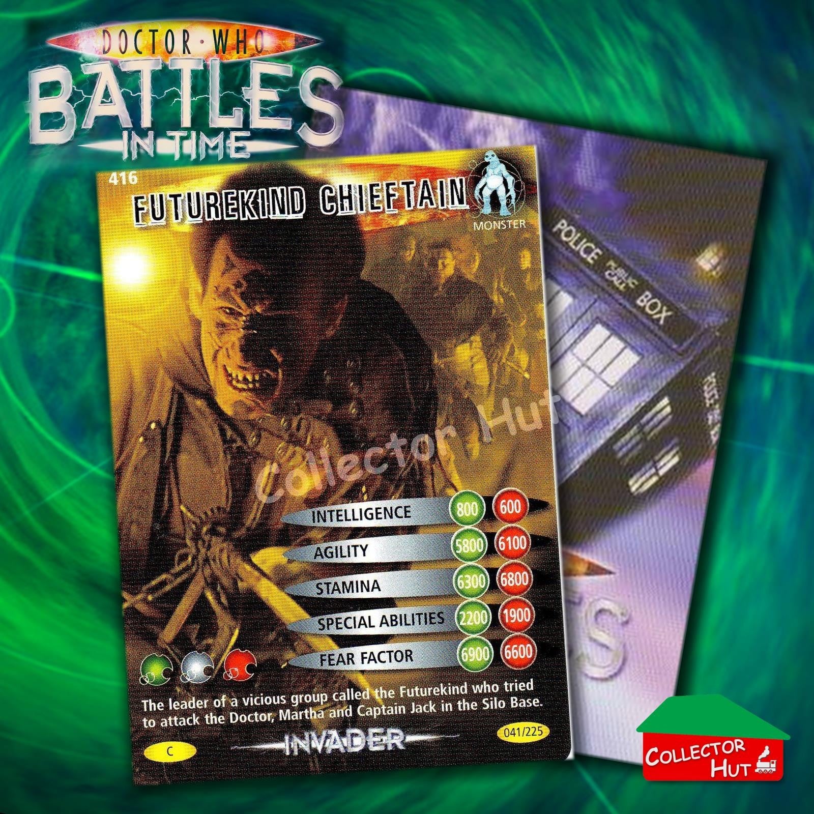 DOCTOR WHO Battles in Time #376-600 INVADER RARE & COMMON CARDS YOU CHOOSE
