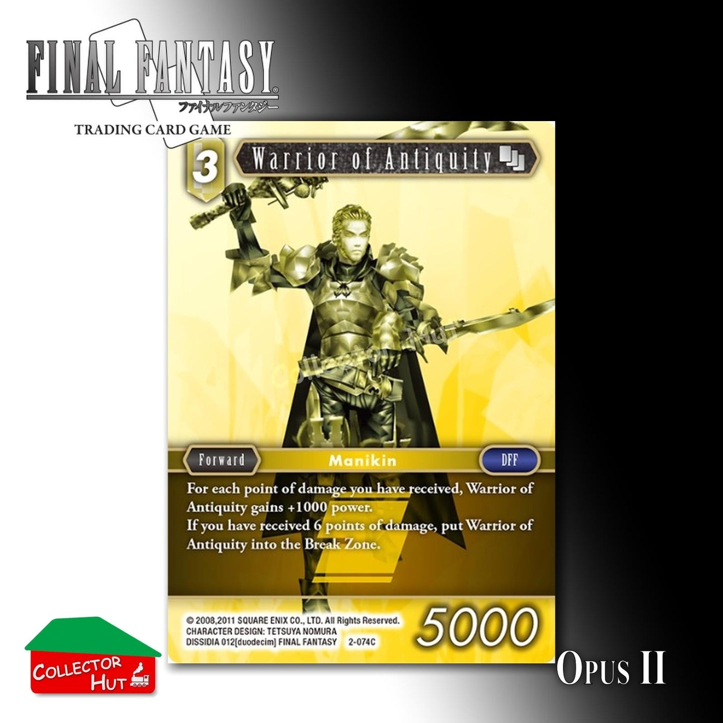 Final Fantasy Trading Card Game OPUS II 2 Singles You Choose