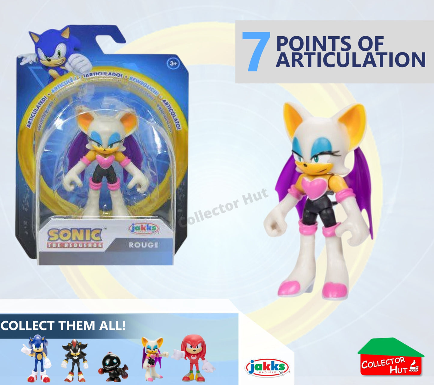 Sonic the Hedgehog Figures 2.5" JAKKS Posable Collectible CHOOSE YOUR CHARACTER