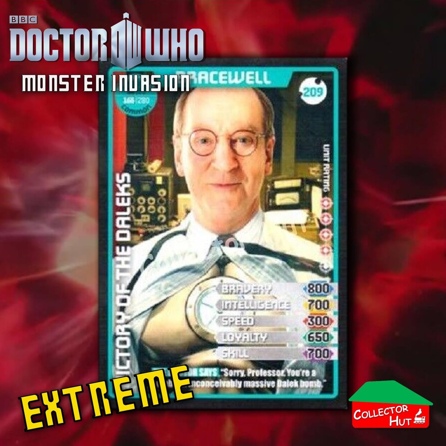 DOCTOR WHO Monster Invasion EXTREME Cards 166-344 New Fresh & Sleeved YOU CHOOSE