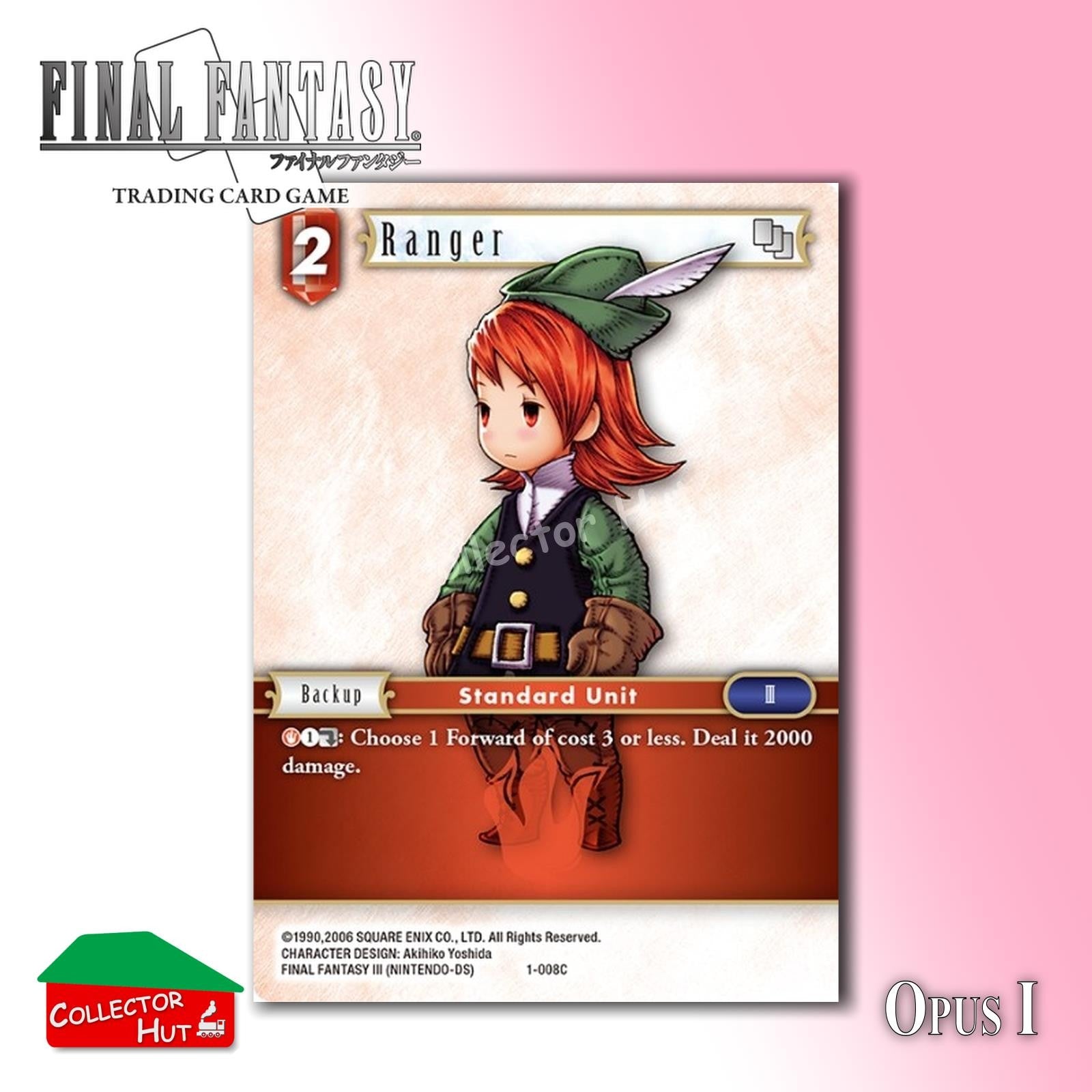 Final Fantasy Trading Card Game OPUS I Singles You Choose