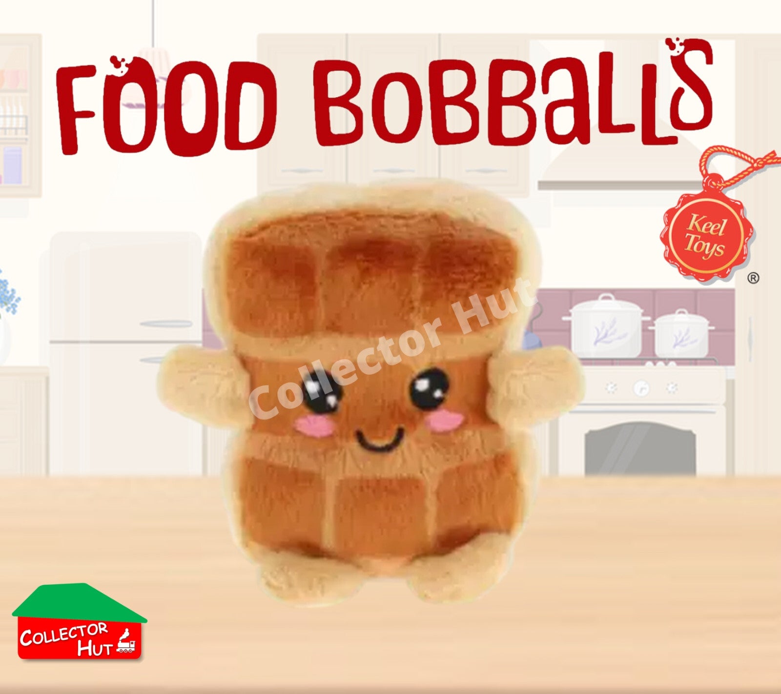 Food Bobballs Plush Toys Super Cute 8cm Collectible Characters from Keel