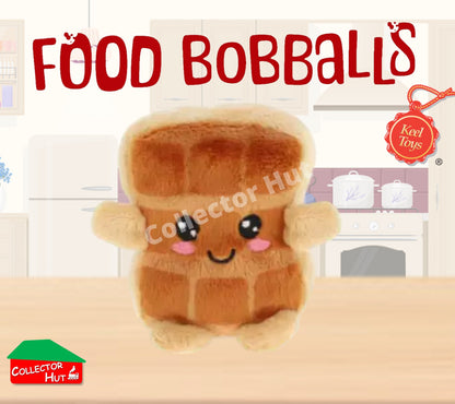 Food Bobballs Plush Toys Super Cute 8cm Collectible Characters from Keel