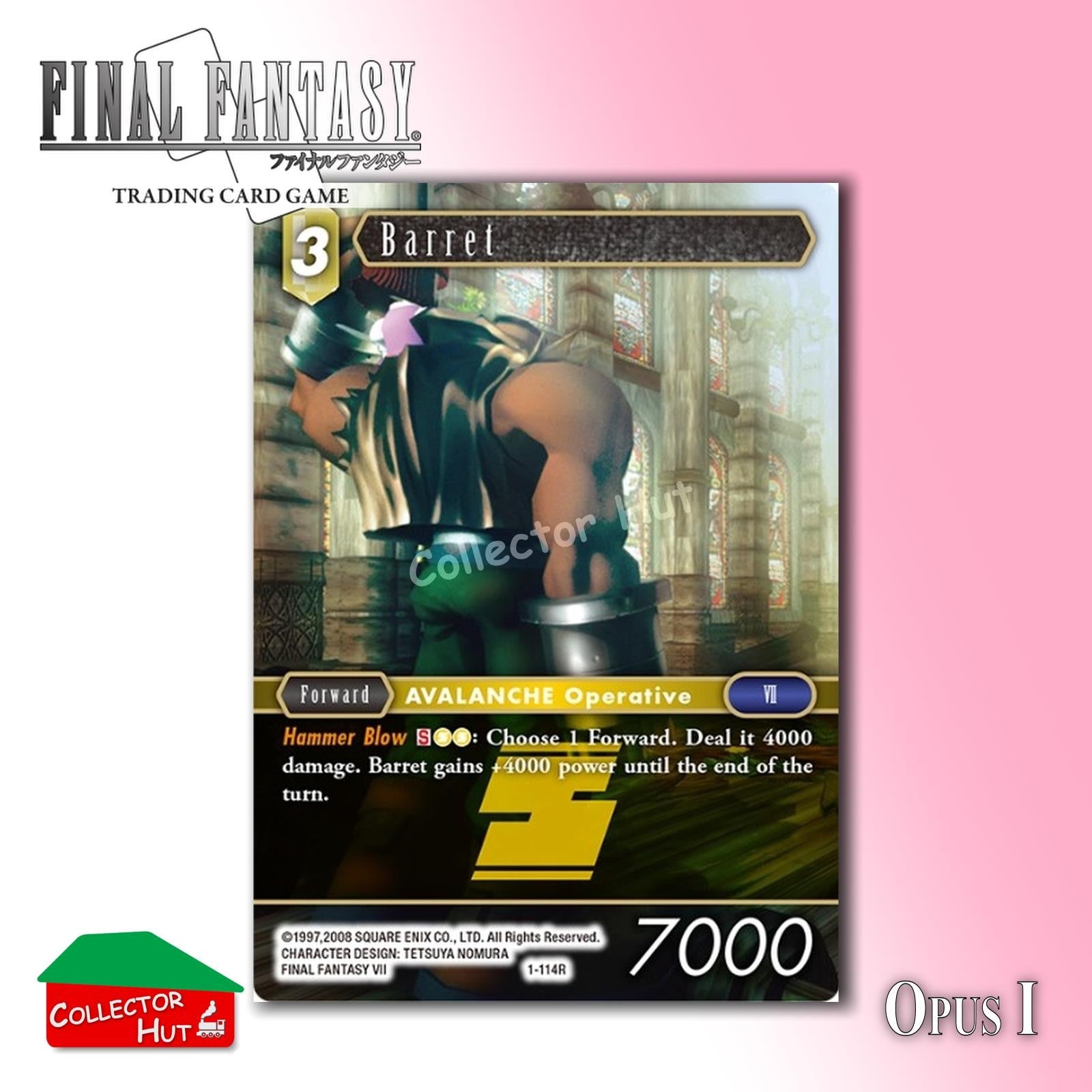 Final Fantasy Trading Card Game OPUS I Singles You Choose