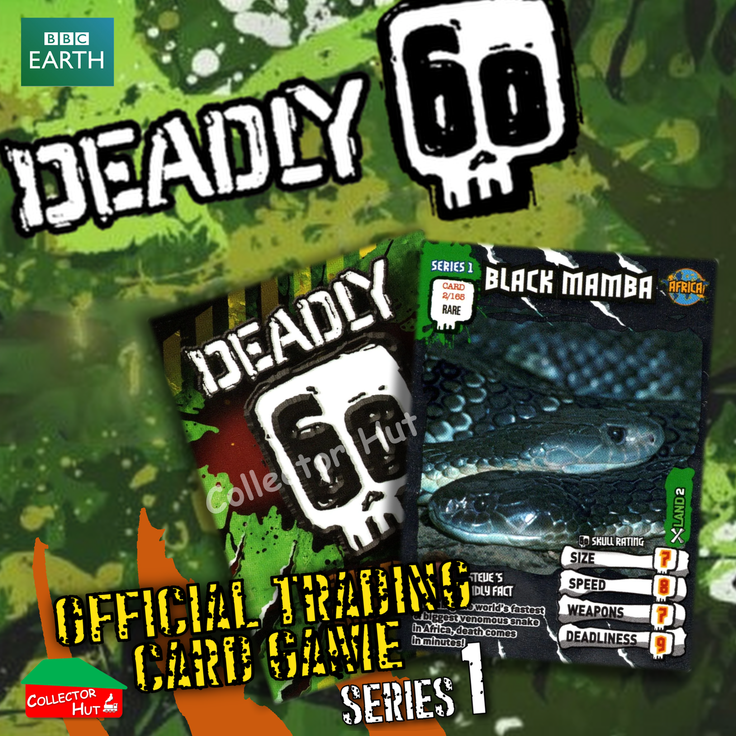 CBBC Deadly 60 Season 1, 2 & Wild FOIL RARE LIMITED Trading Cards