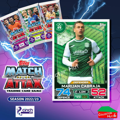 TOPPS MATCH ATTAX SPFL 2022/23 #1-162 Choose Your Card