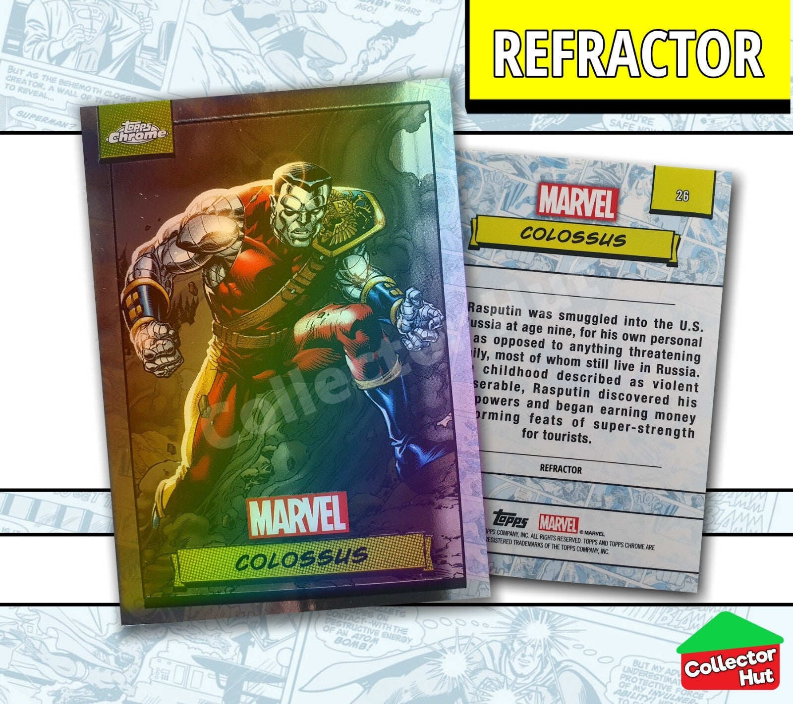 Marvel Topps Chrome 2024 REFRACTOR Card Collection YOU CHOOSE