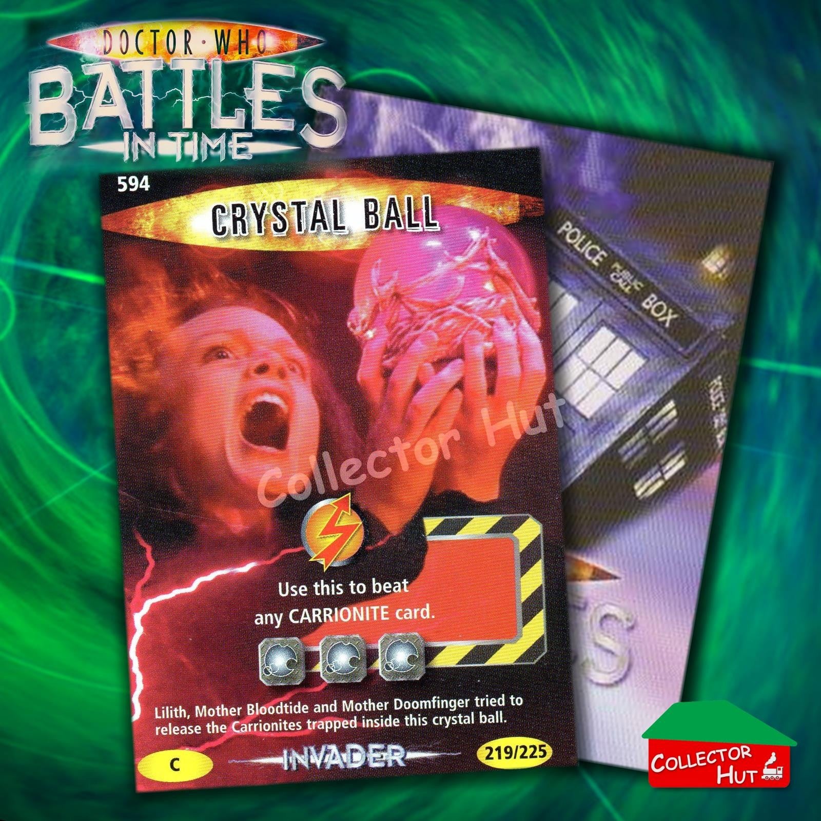 DOCTOR WHO Battles in Time #376-600 INVADER RARE & COMMON CARDS YOU CHOOSE