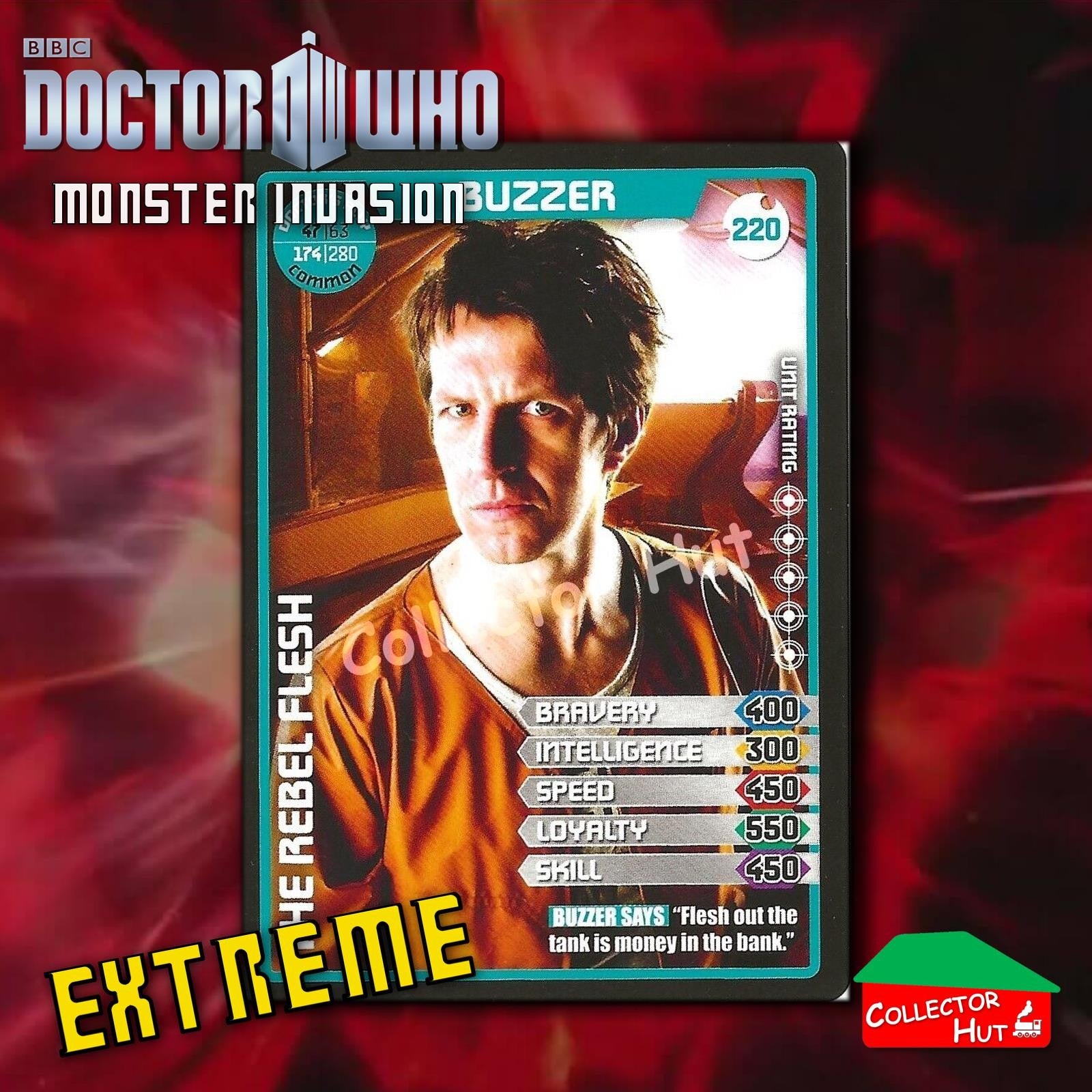 DOCTOR WHO Monster Invasion EXTREME Cards 166-344 New Fresh & Sleeved YOU CHOOSE