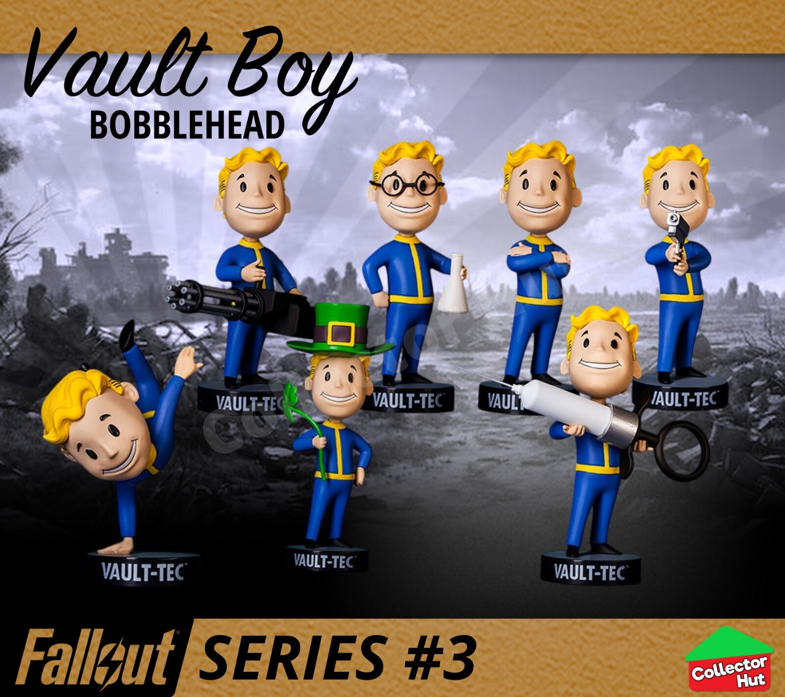 Fallout 4 Bobbleheads Series 3 Bethesda 2015 Gaming Heads