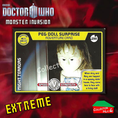 DOCTOR WHO Monster Invasion EXTREME Cards 166-344 New Fresh & Sleeved YOU CHOOSE