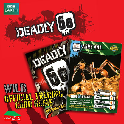 CBBC Deadly 60 WILD Trading Cards  Choose Your Cards