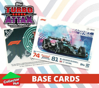 Topps Turbo Attax Formula 1 F1 2024 #1-166 Base Cards YOU CHOOSE