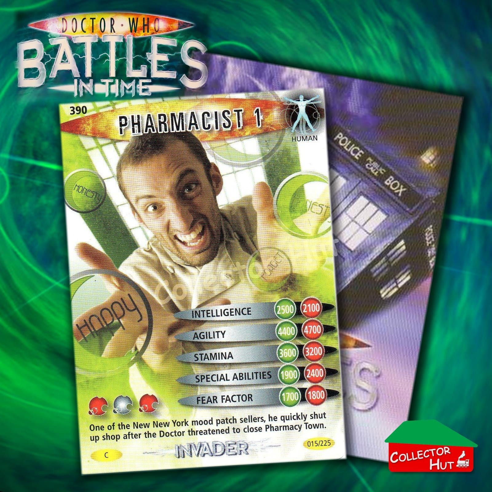DOCTOR WHO Battles in Time #376-600 INVADER RARE & COMMON CARDS YOU CHOOSE