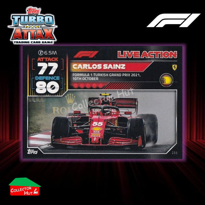 Topps Turbo Attax Formula 1 F1 2022 #136-279 Base Cards YOU CHOOSE
