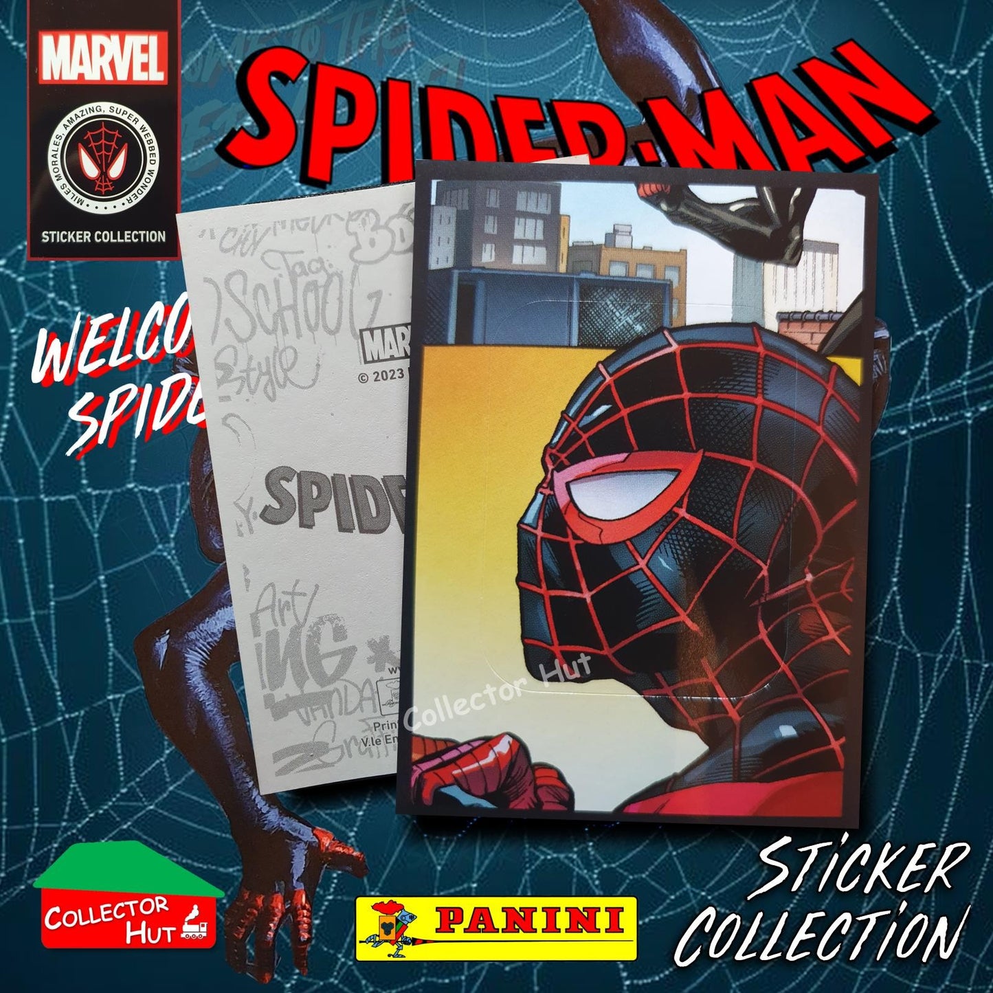 Panini Spider-Man Spider-Verse 2023 Collection Sticker Singles #1-163 & F1-30